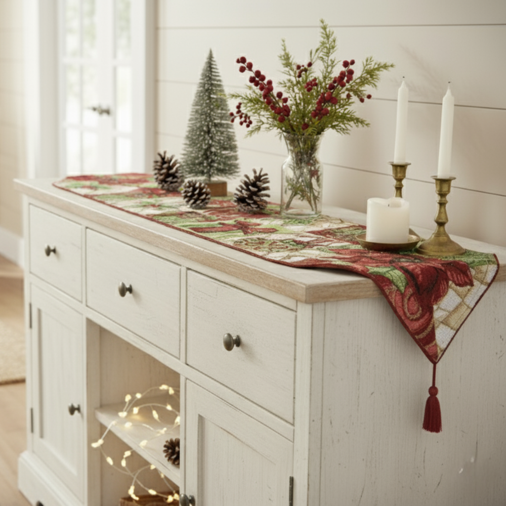 Holiday Tidings Christmas Table Runner