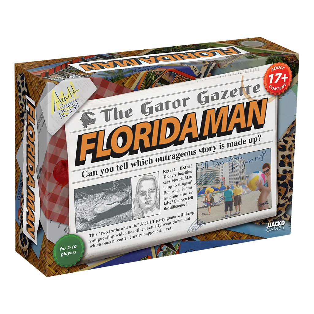 Florida Man: Spot the Fake News Party Game