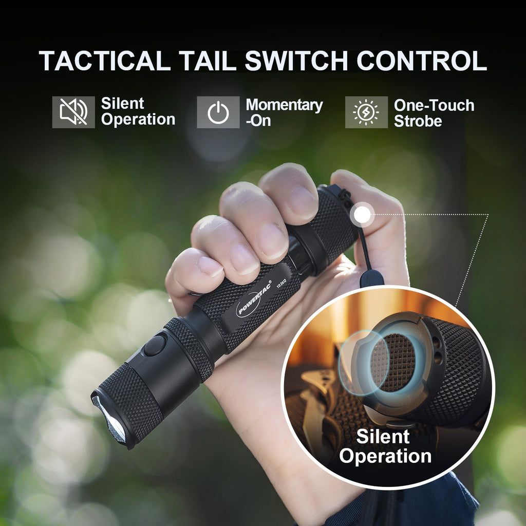 Powertac M5 Gen3 Rechargeable Flashlight, 2,030 Lumens