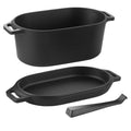 Black Enameled Cast Iron Dutch Oven, 3.5 qt