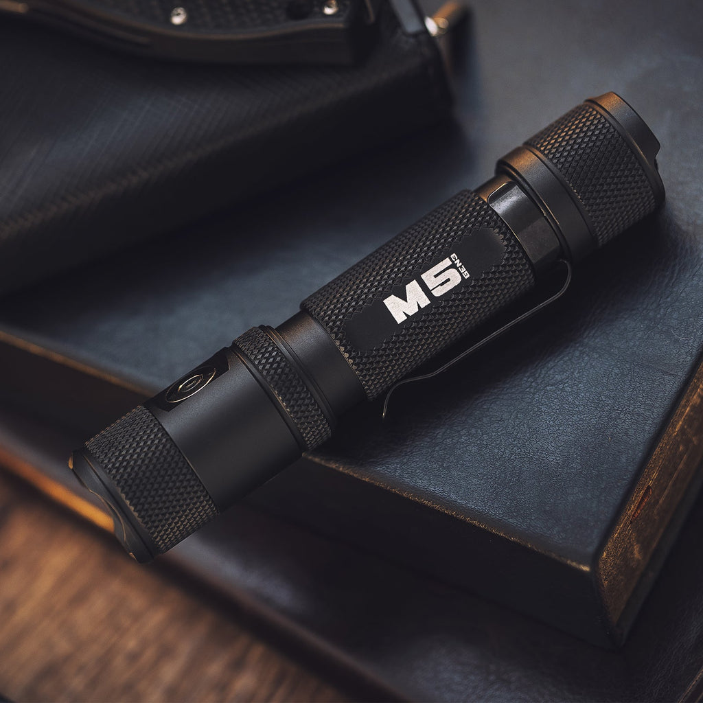 Powertac M5 Gen3 Rechargeable Flashlight, 2,030 Lumens