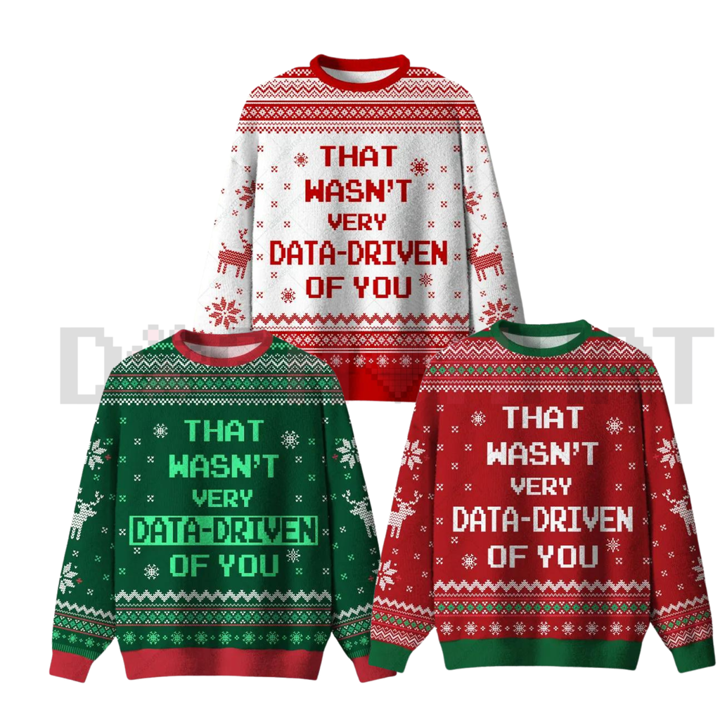 Geek Chic Ugly Christmas Sweater, Unisex
