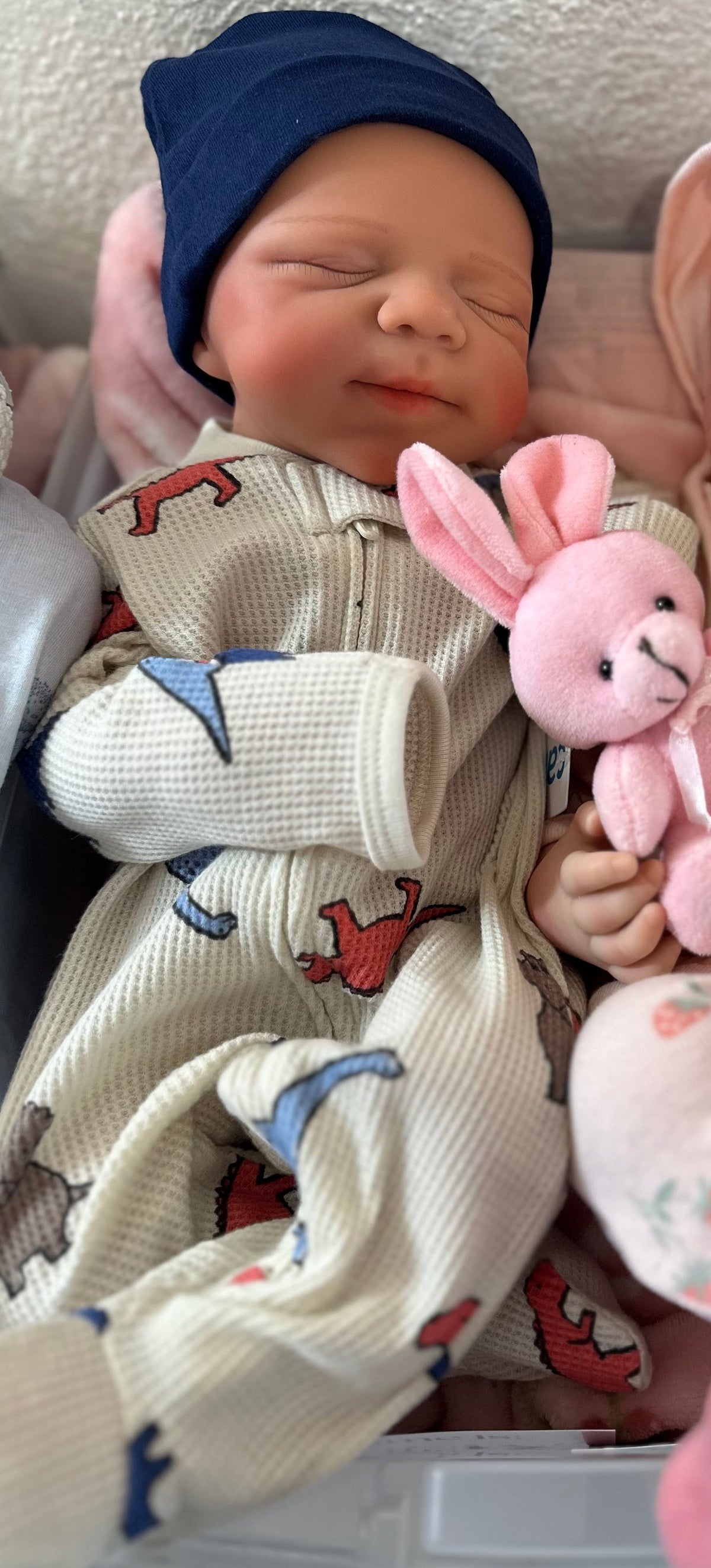 Hendrix Full-Silicone Newborn Reborn Doll, 19 in