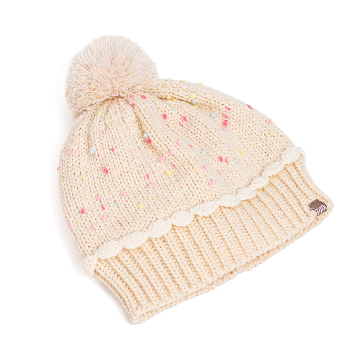 Cupcake Knit Beanie and Mittens Set for Toddlers