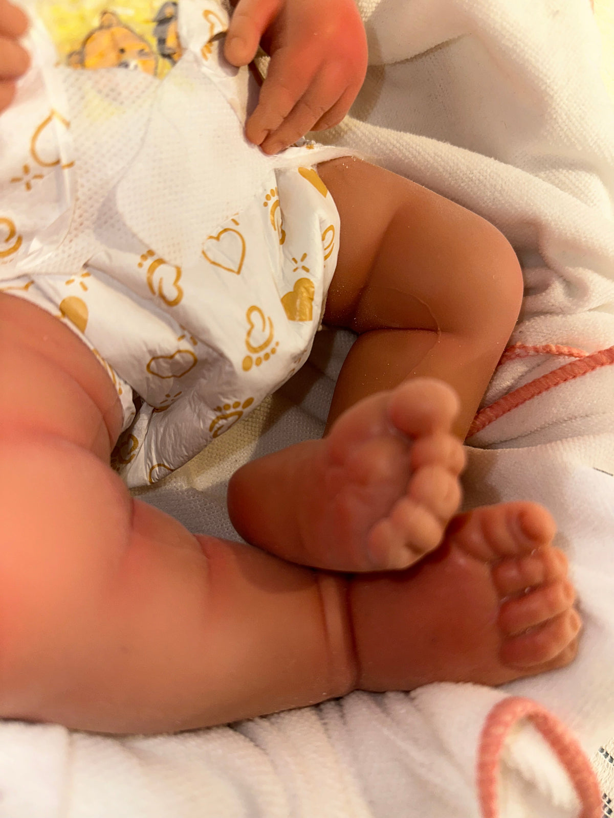 Hendrix Full-Silicone Newborn Reborn Doll, 19 in