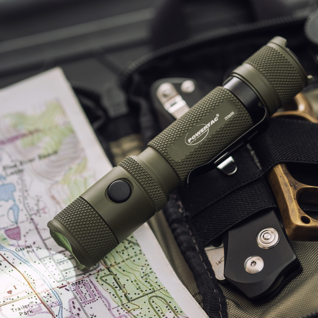 Powertac M5 Gen3 Rechargeable Flashlight, 2,030 Lumens