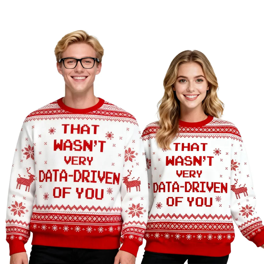 Geek Chic Ugly Christmas Sweater, Unisex