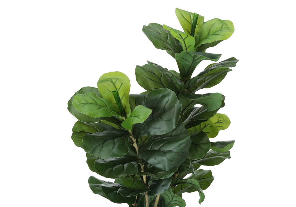 Faux Fiddle Leaf Fig Tree in Black Pot, 41 in