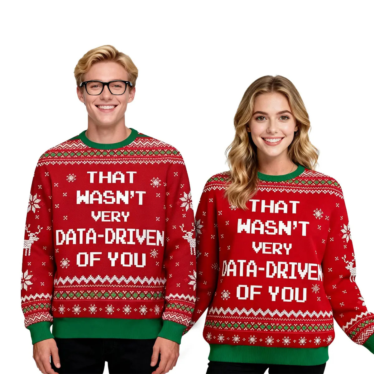 Geek Chic Ugly Christmas Sweater, Unisex