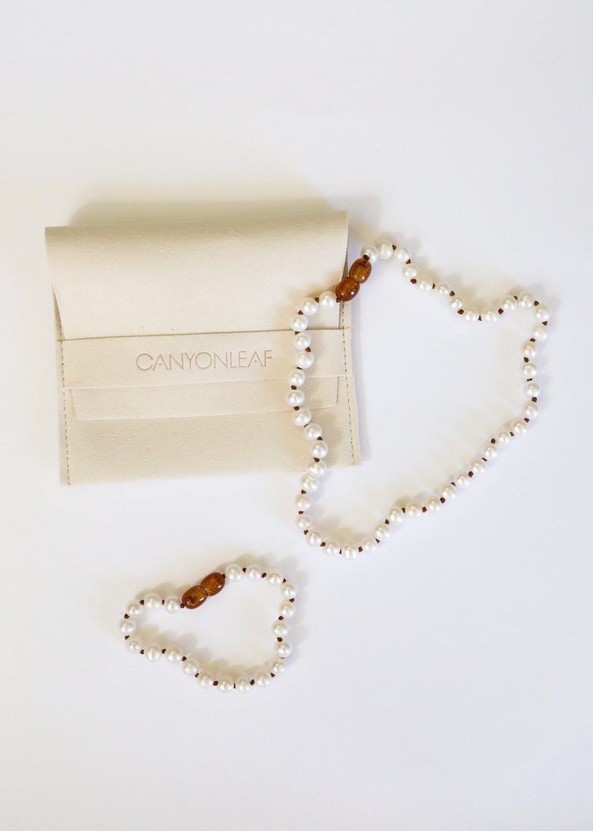 Gemstone and Pearl Bracelet or Anklet