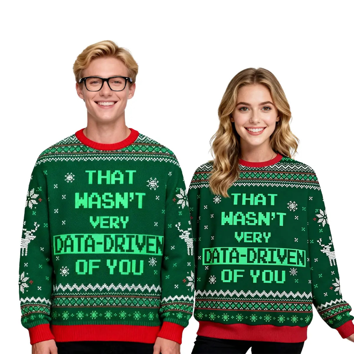 Geek Chic Ugly Christmas Sweater, Unisex