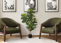 Faux Fiddle Leaf Fig Tree in Black Pot, 41 in