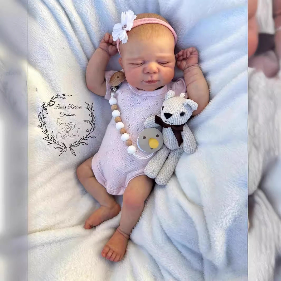 Lifelike Reborn Newborn Baby Doll, 19 in