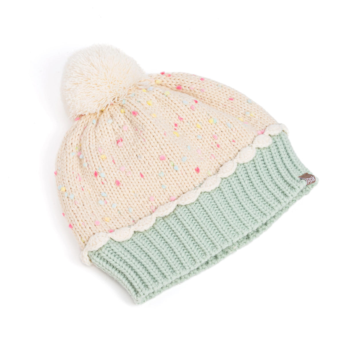 Cupcake Knit Beanie and Mittens Set for Toddlers