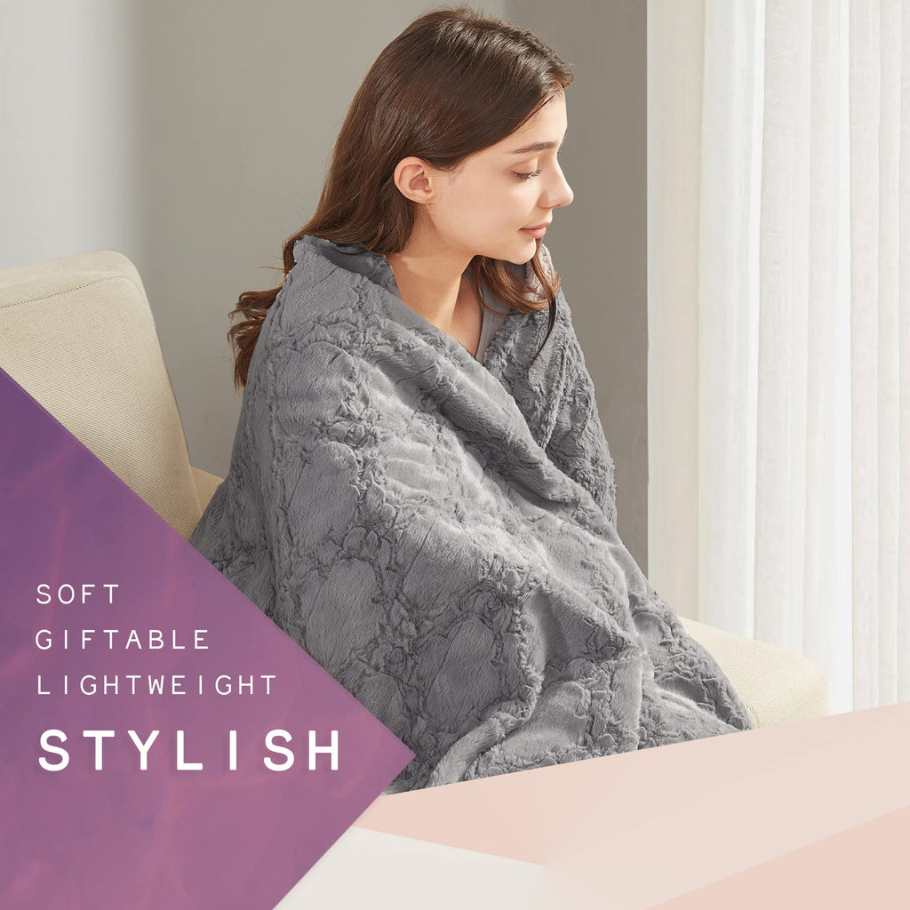 Hyde Lane Heated Throw Blanket, 60 x 70 in, Sherpa Back