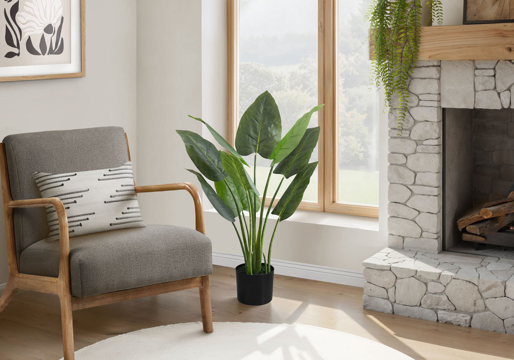 Faux Aureum Tree in Black Pot, 37 in