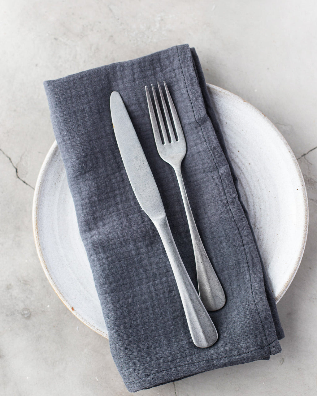 Cotton Crinkle Cloth Napkins, Set of 4
