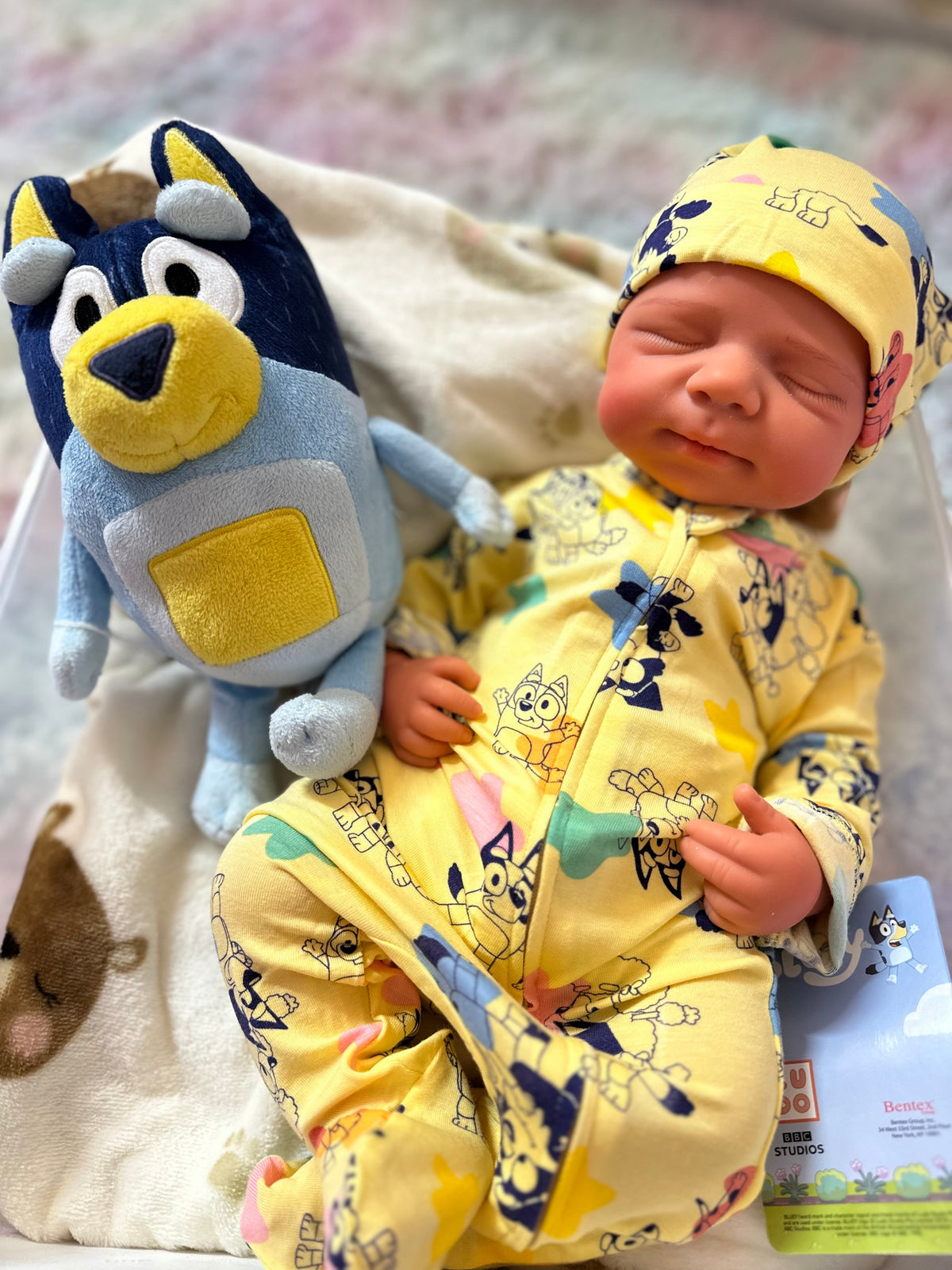 Hendrix Full-Silicone Newborn Reborn Doll, 19 in