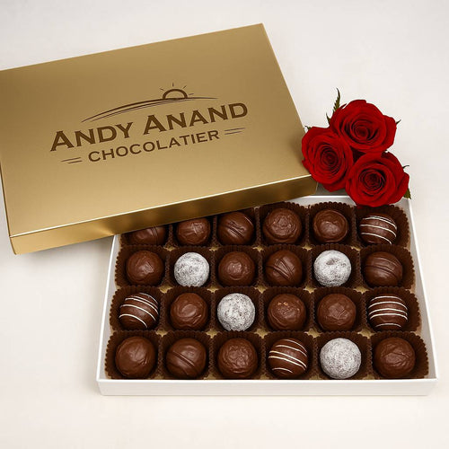 Belgian Chocolate Liqueur Truffles, 24 Pieces