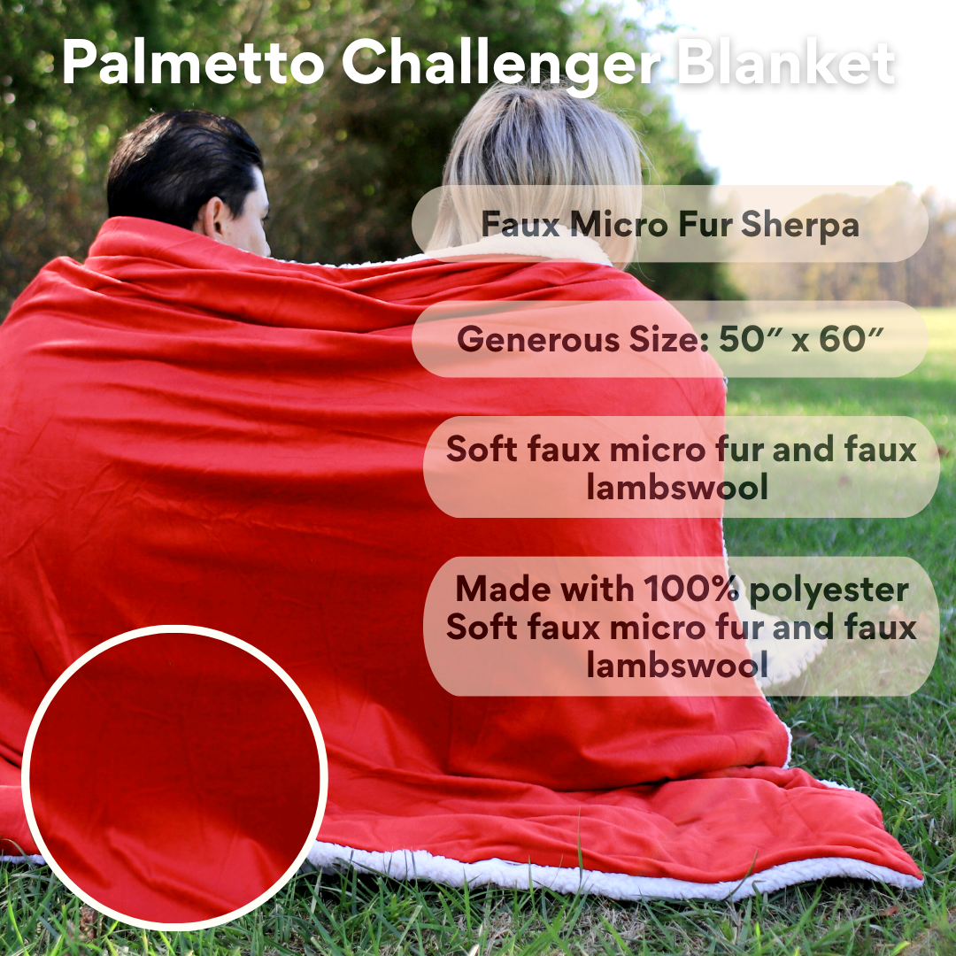 Luxury Sherpa Holiday Throw Blanket