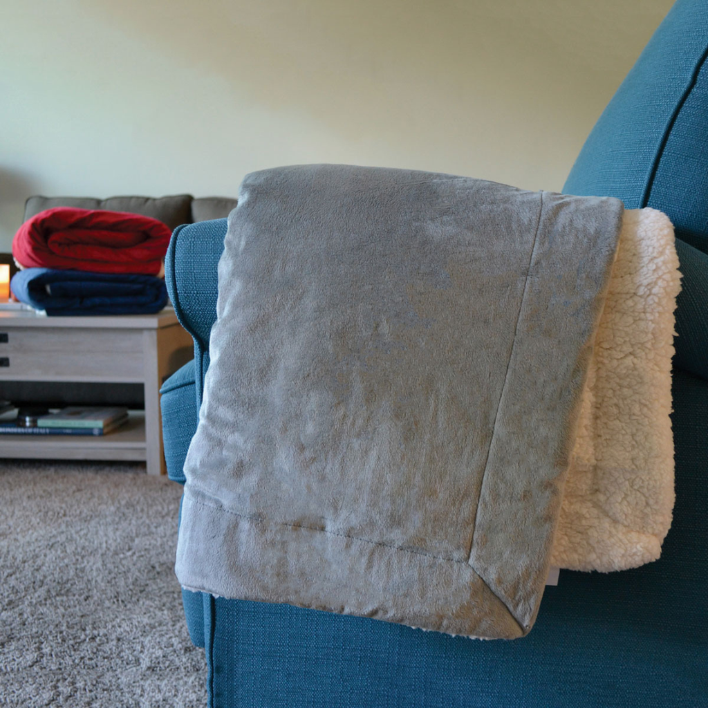 Luxury Sherpa Holiday Throw Blanket