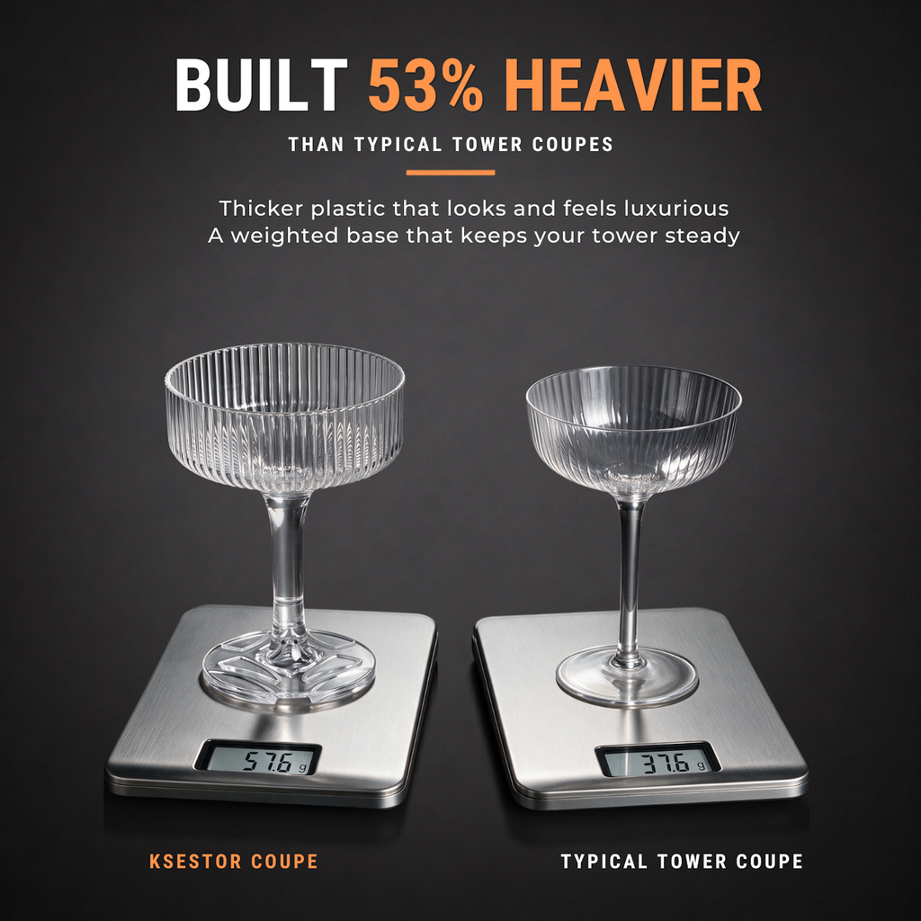 Champagne Tower Stand, 20 or 30 Coupes