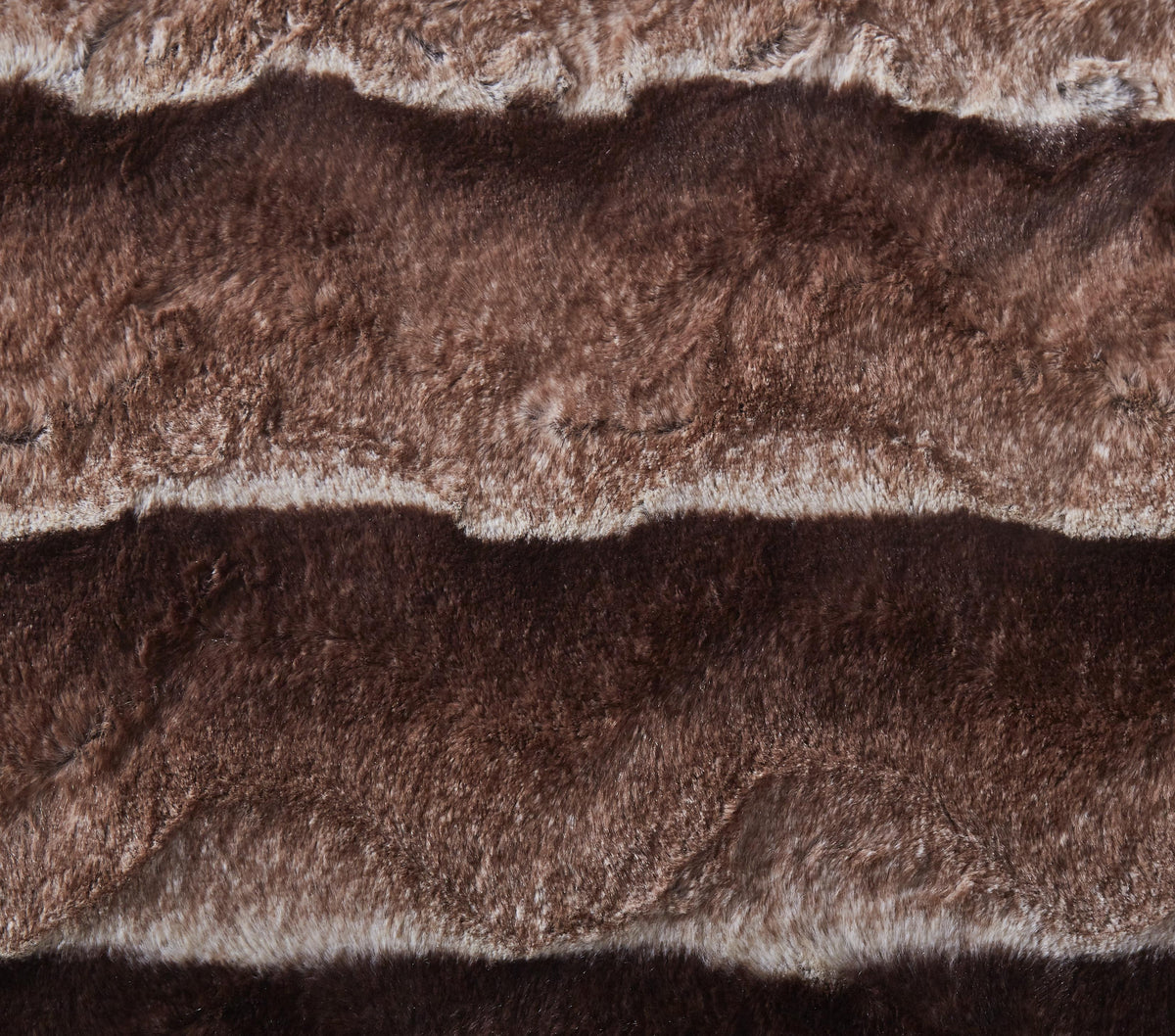 Golden Brown Faux Fur Sherpa Throw Blanket