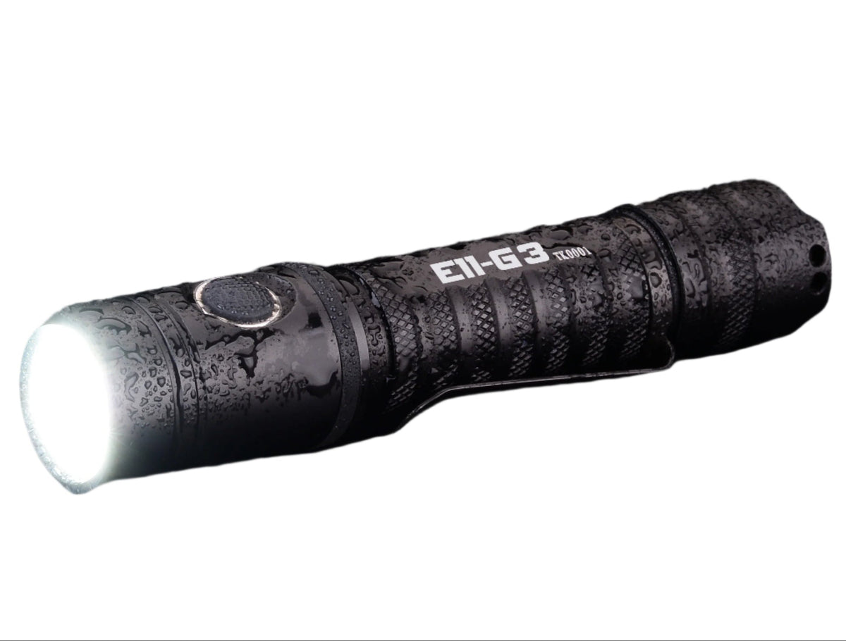 Powertac E11 Gen3 Rechargeable Flashlight, 2,020 Lumens