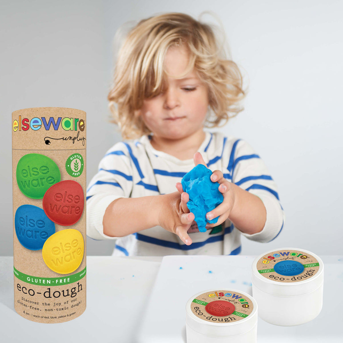 Eco-Dough Gluten-Free Play Dough, 4-Pack