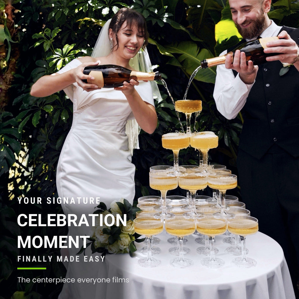 Champagne Tower Stand, 20 or 30 Coupes