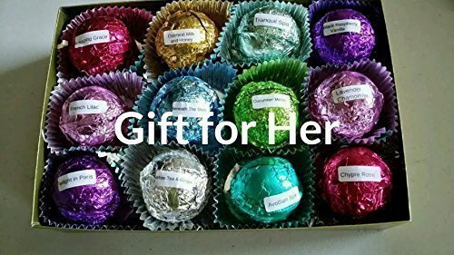 Moisturizing Bath Bomb Gift Set, 12 Pieces, Made in USA