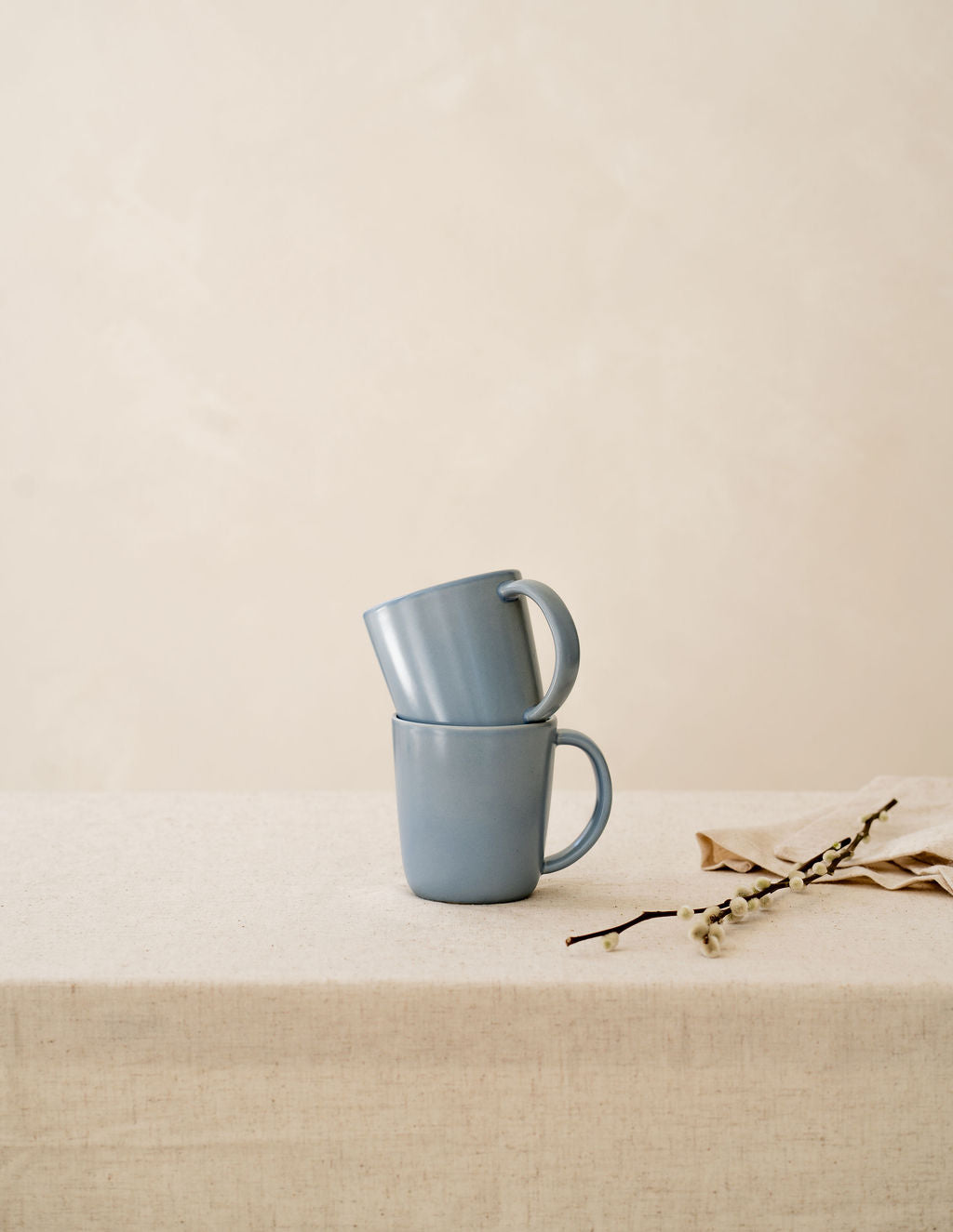 Ceramic Coffee and Tea Mugs, Set of 4