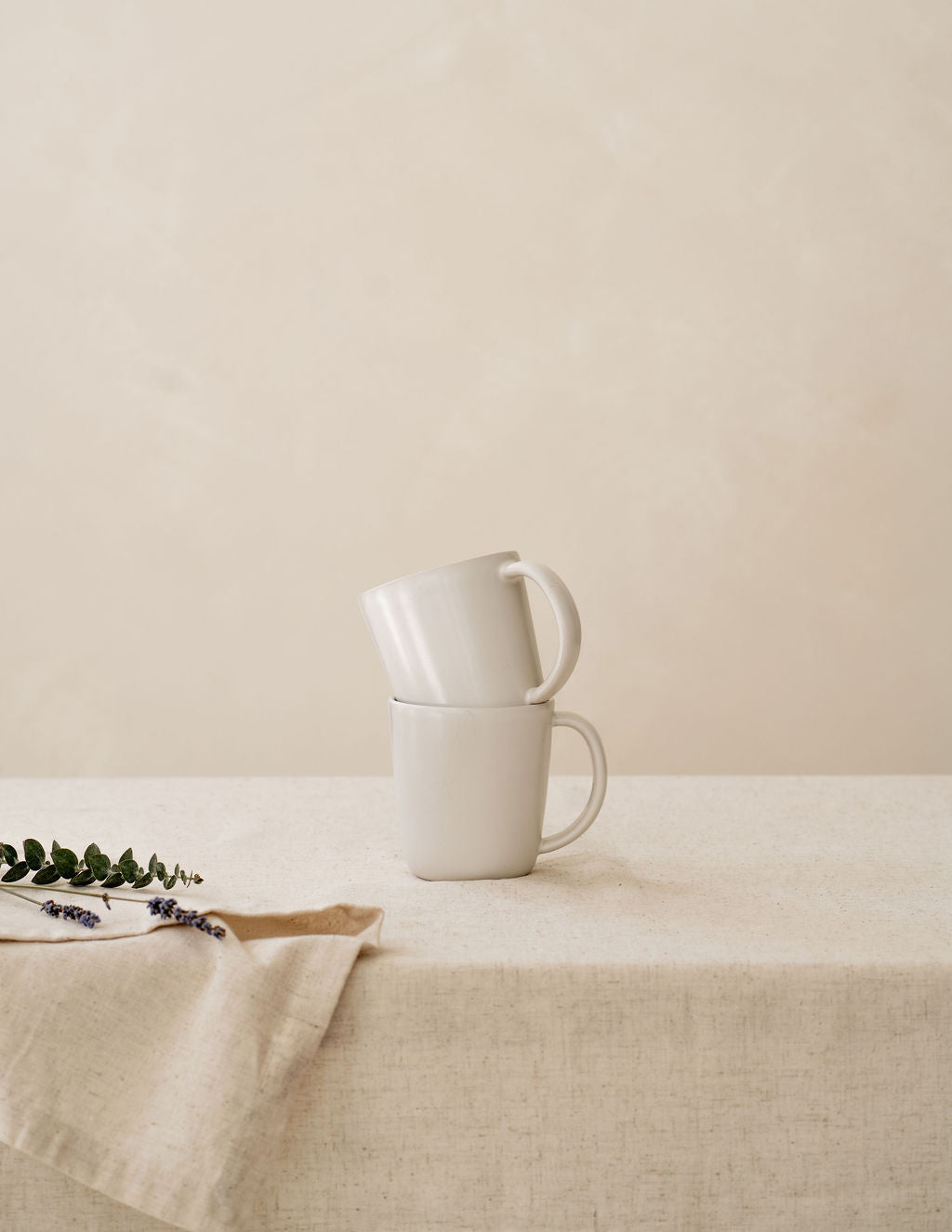 Ceramic Coffee and Tea Mugs, Set of 4