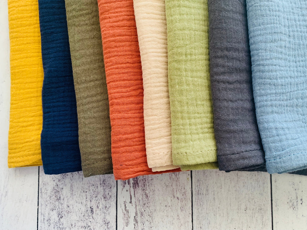 Cotton Crinkle Cloth Napkins, Set of 4