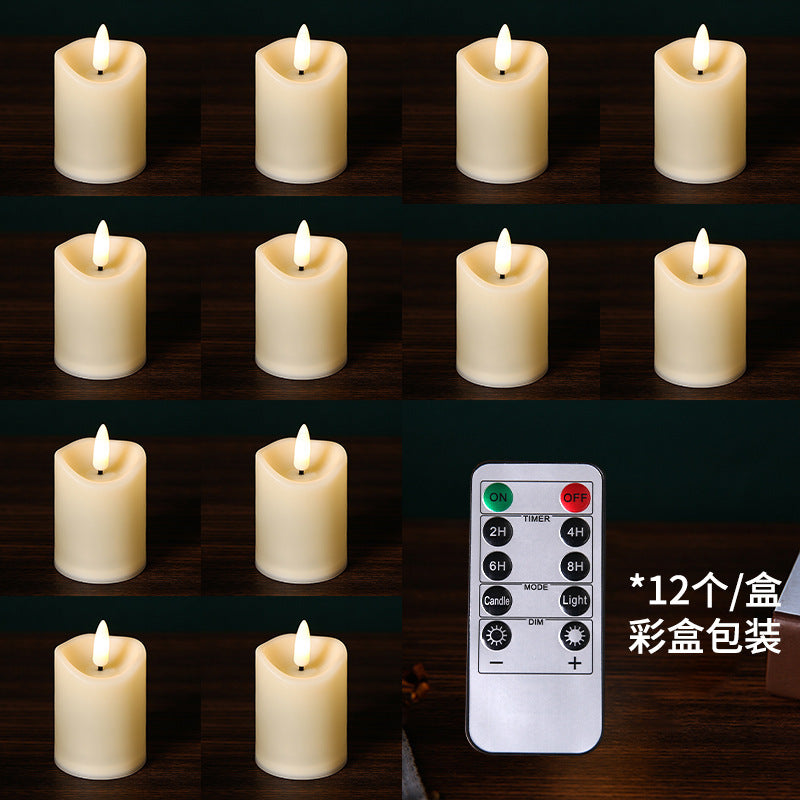 Flameless LED Candles and Votives, Optional Remote