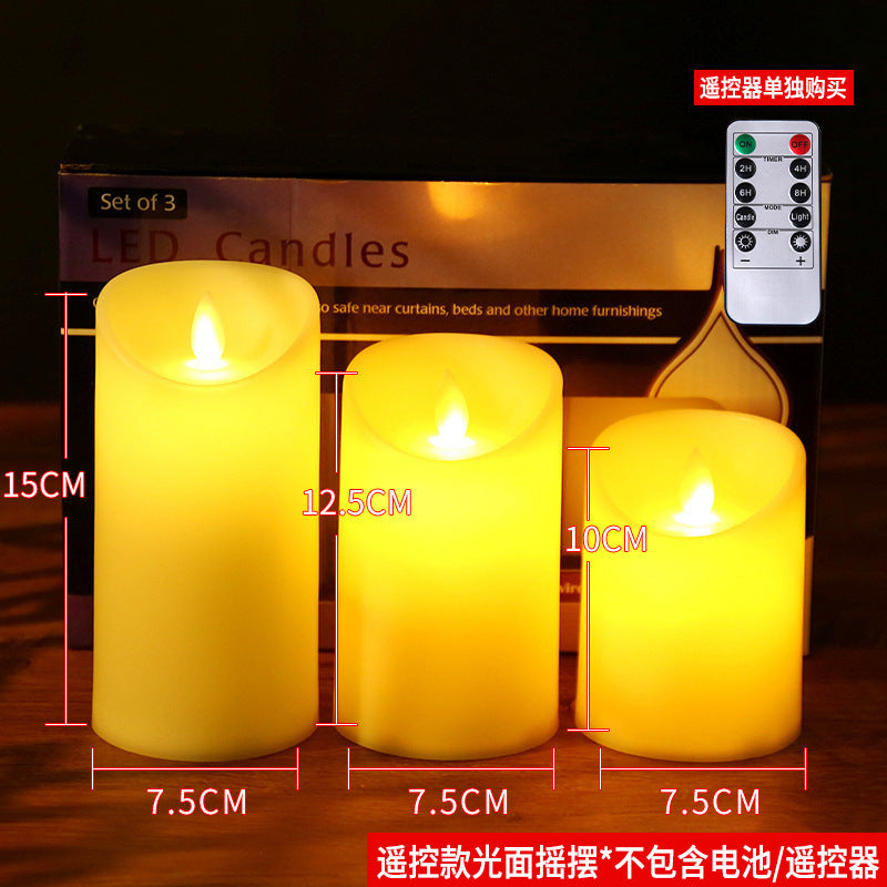 Flameless LED Candles and Votives, Optional Remote