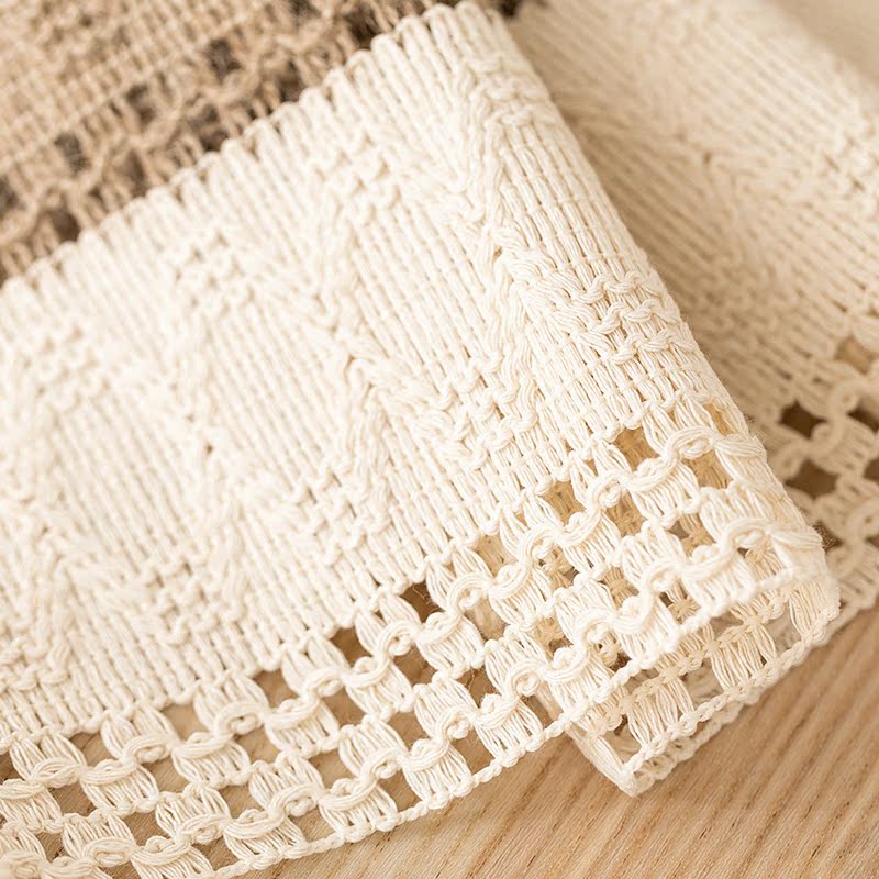 Cotton-linen table runner