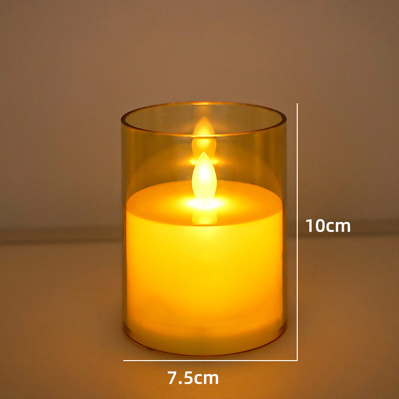 Flameless LED Pillar Candles, Swing or Still Flame