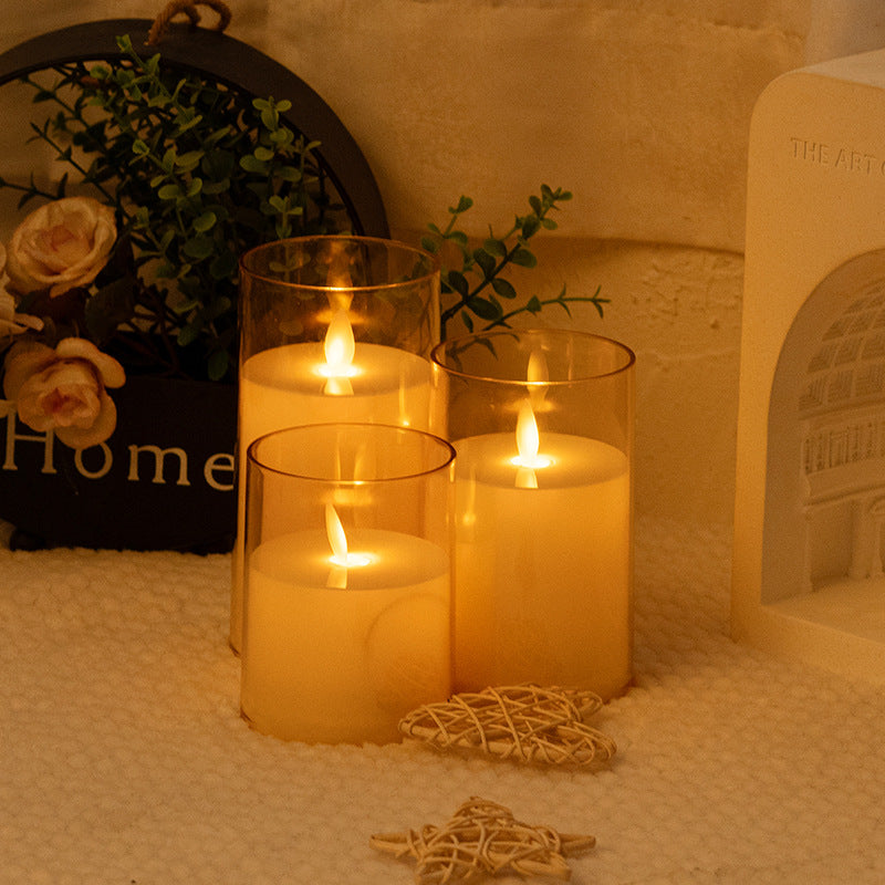 Flameless LED Pillar Candles, Swing or Still Flame