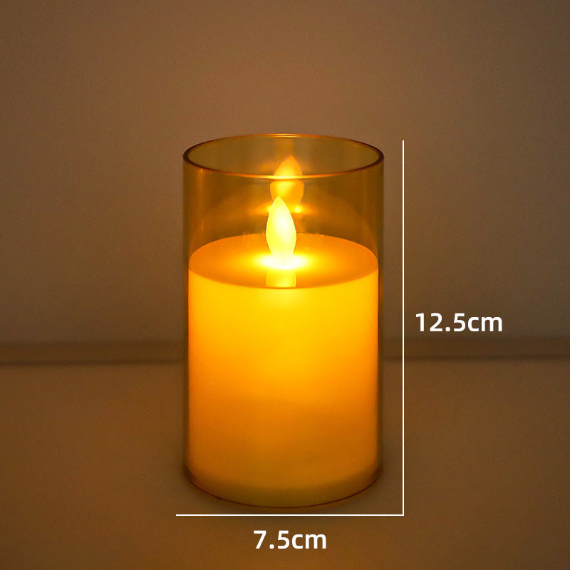 Flameless LED Pillar Candles, Swing or Still Flame
