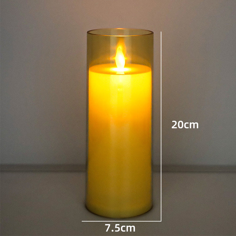 Flameless LED Pillar Candles, Swing or Still Flame