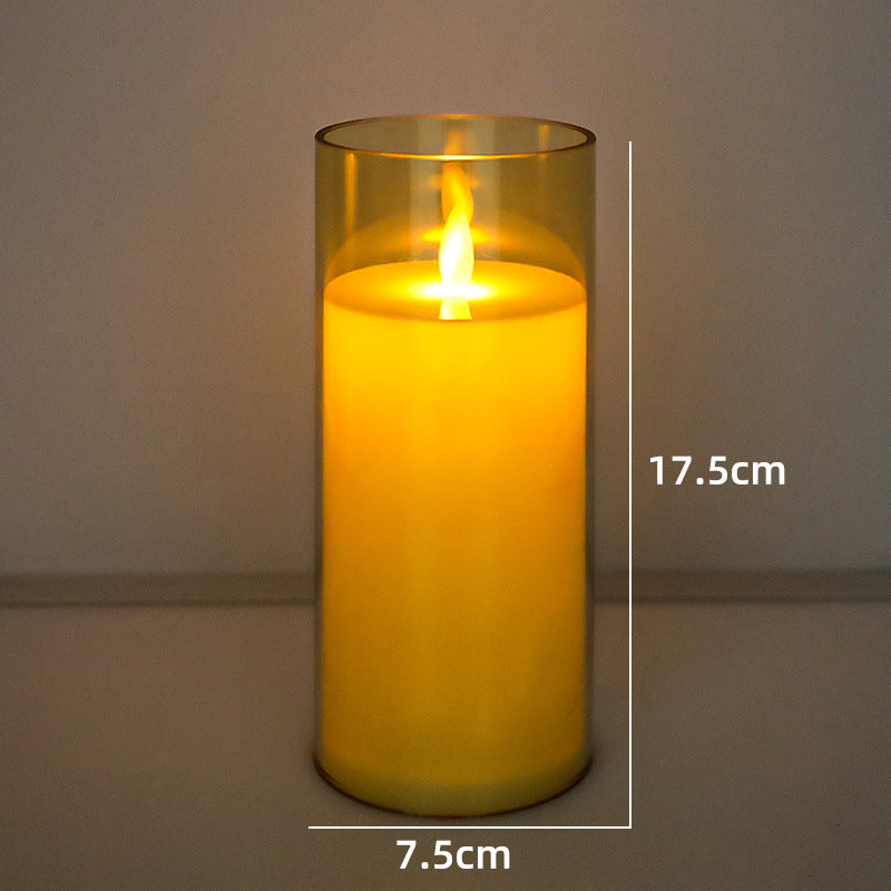Flameless LED Pillar Candles, Swing or Still Flame