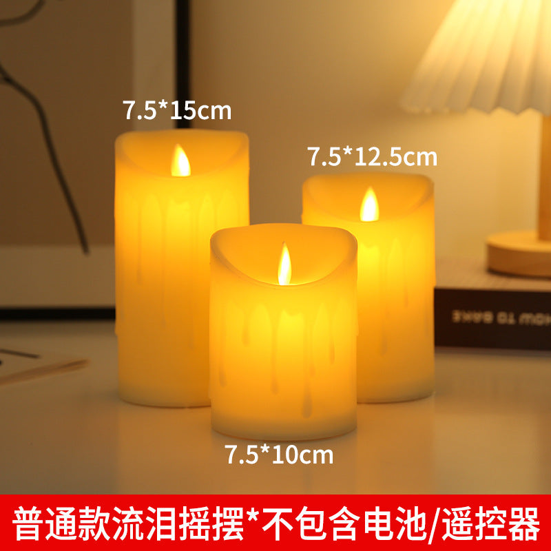 Flameless LED Candles and Votives, Optional Remote