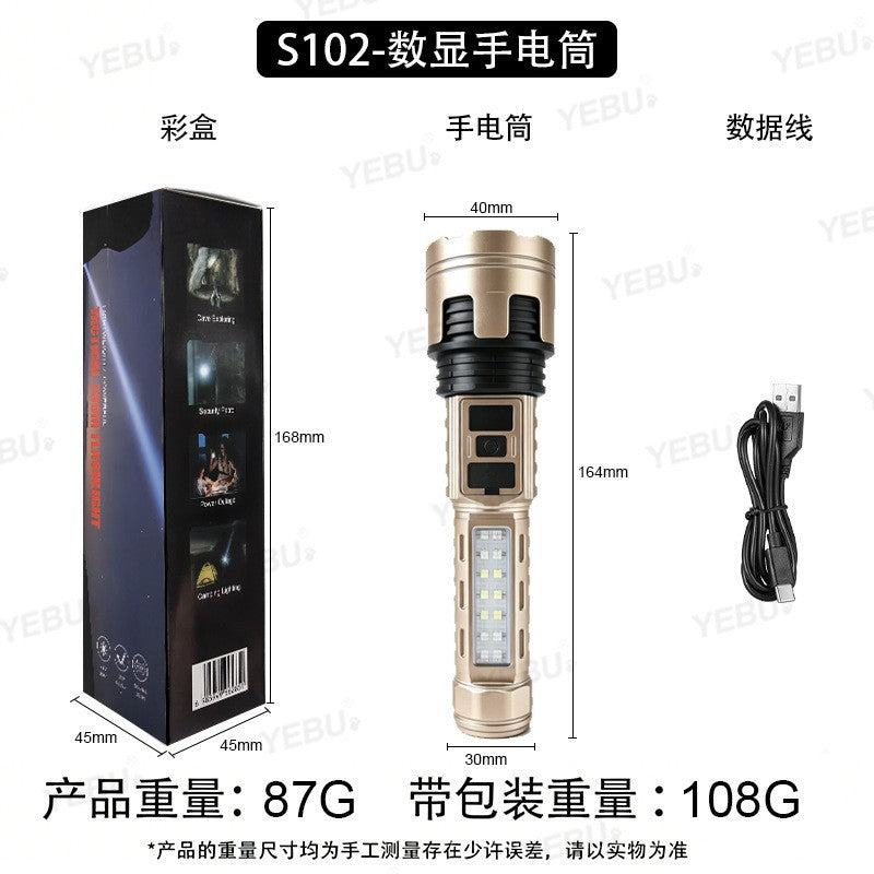 Rechargeable LED flashlight