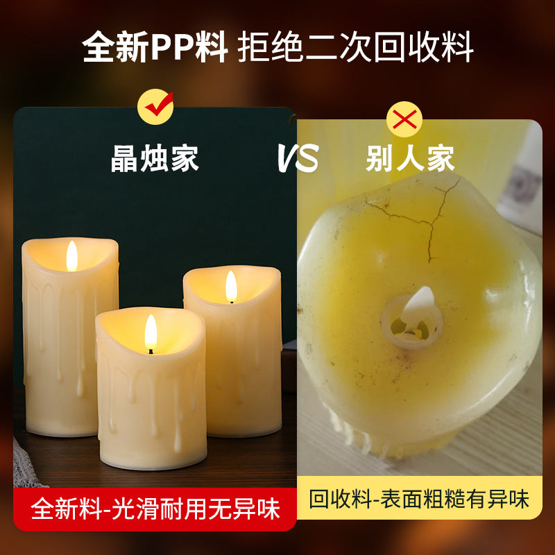 Flameless LED Candles and Votives, Optional Remote