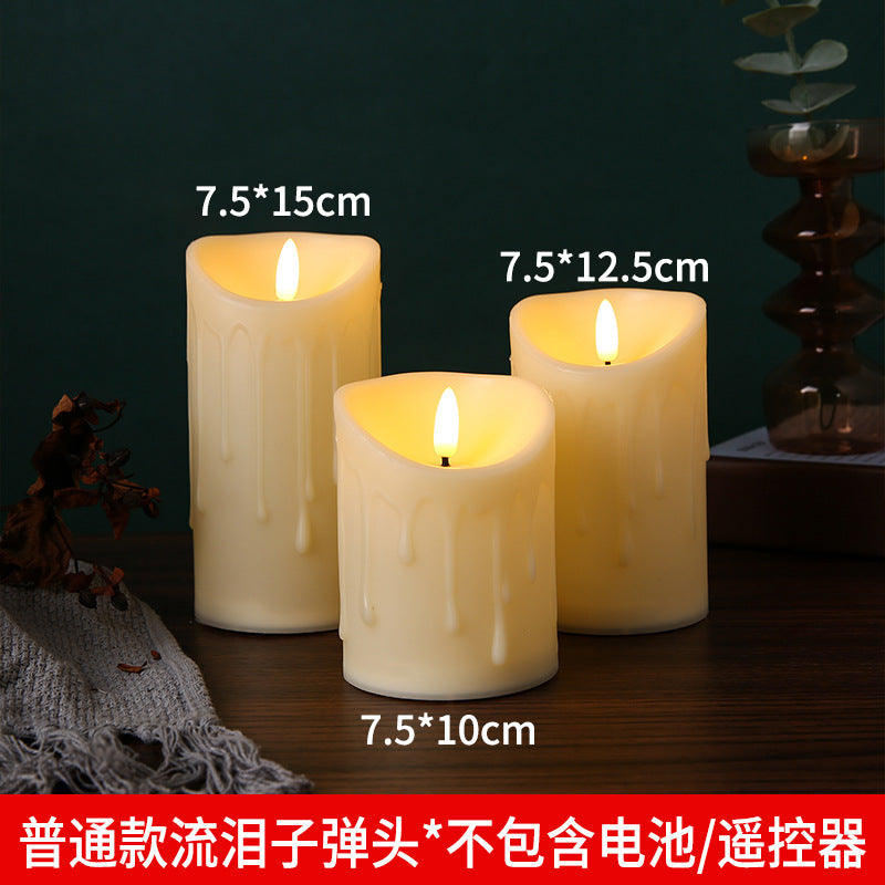 Flameless LED Candles and Votives, Optional Remote