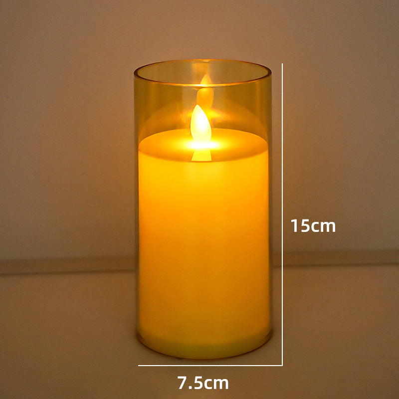 Flameless LED Pillar Candles, Swing or Still Flame