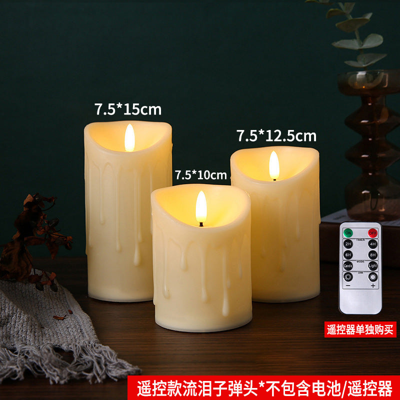 Flameless LED Candles and Votives, Optional Remote