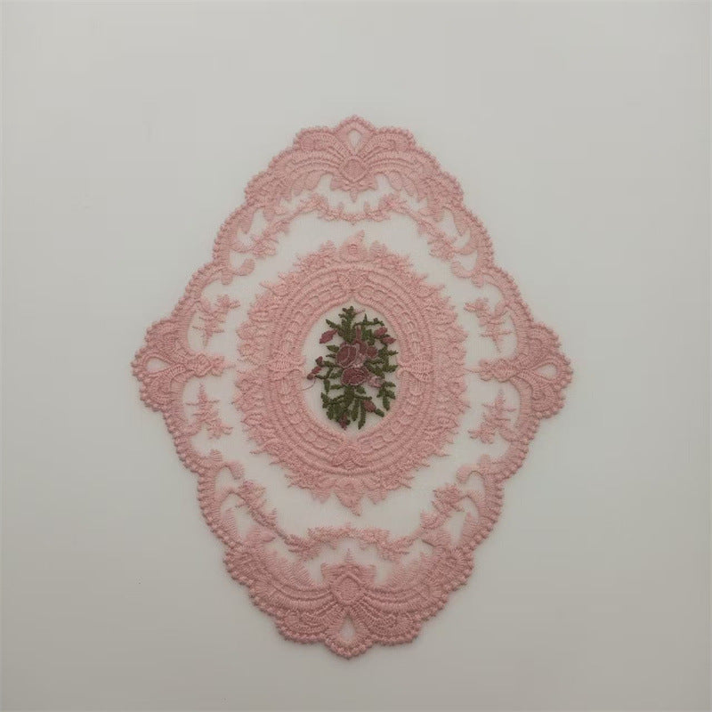 Vintage Embroidered Lace Placemat