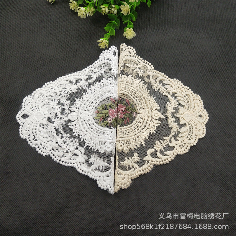 Vintage Embroidered Lace Placemat